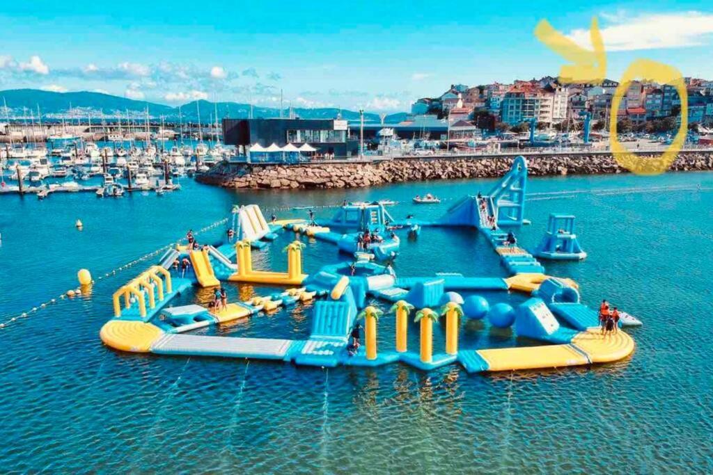 桑亨霍Piso En Portonovo Con Vistas A La Playa公寓 外观 照片